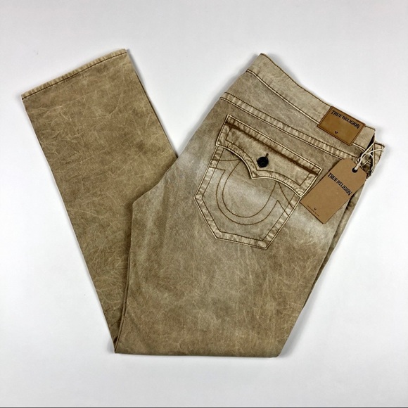True Religion Other - True Religion Ricky Straight Well Worn Twill Pants